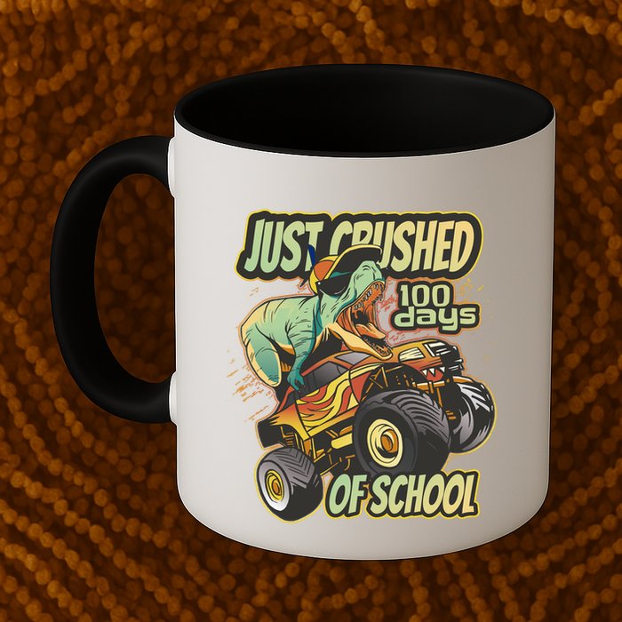 TRex Just Crushed 100 Days Of School Mug
