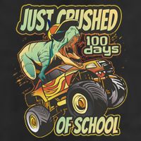 TRex Just Crushed 100 Days Of School Beanie