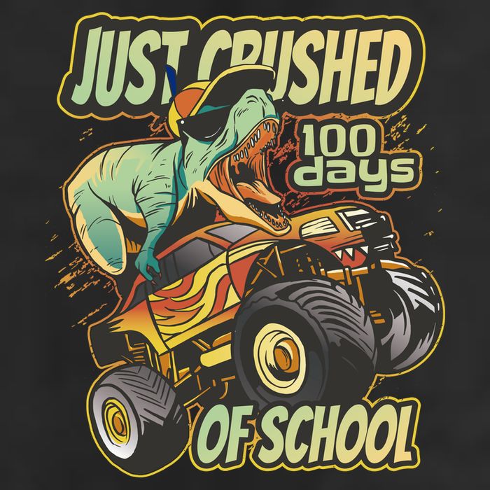 TRex Just Crushed 100 Days Of School Beanie