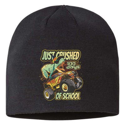 TRex Just Crushed 100 Days Of School Sustainable Beanie