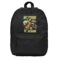 TRex Just Crushed 100 Days Of School 16 in Basic Backpack