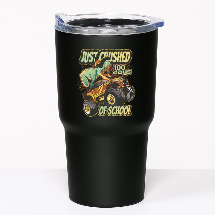 TRex Just Crushed 100 Days Of School Tumbler
