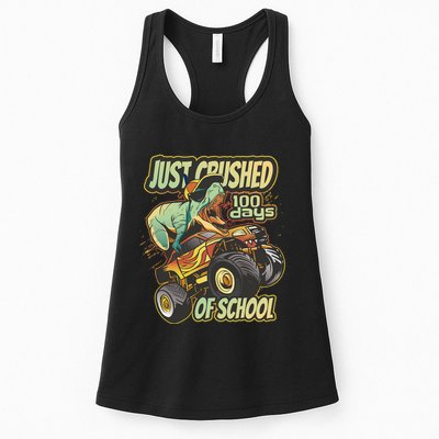 TRex Just Crushed 100 Days Of School Womens Tank Top