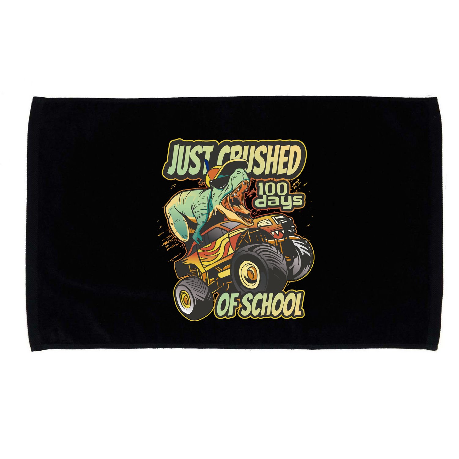 TRex Just Crushed 100 Days Of School Microfiber Hand Towel