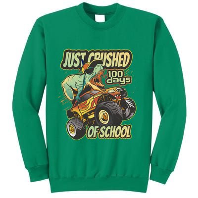 TRex Just Crushed 100 Days Of School Sweatshirt