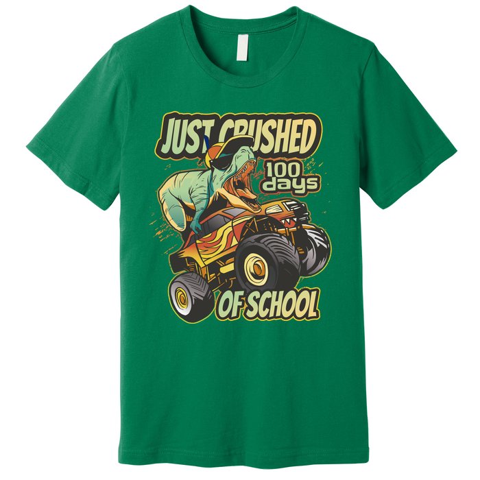 TRex Just Crushed 100 Days Of School Premium T-Shirt