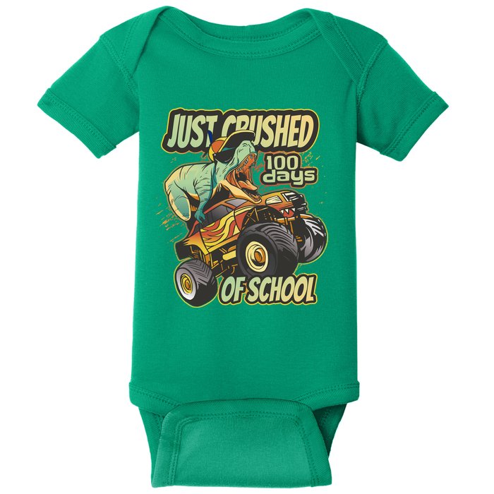 TRex Just Crushed 100 Days Of School Baby Bodysuit