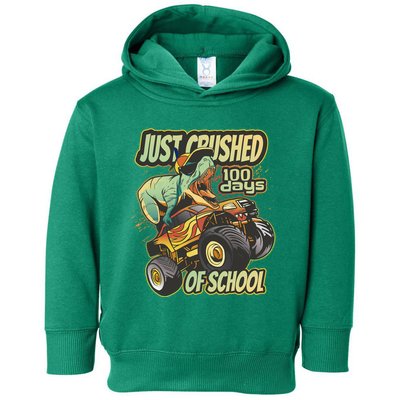 TRex Just Crushed 100 Days Of School Toddler Hoodie