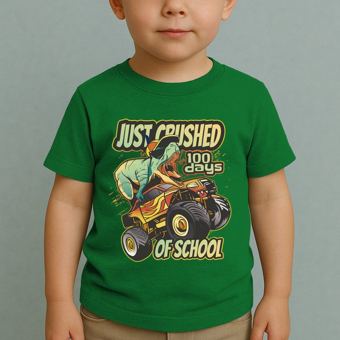TRex Just Crushed 100 Days Of School Toddler T-Shirt