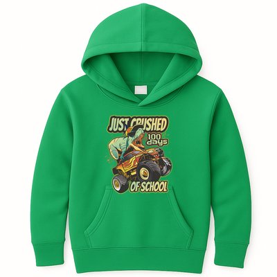 TRex Just Crushed 100 Days Of School Kids Hoodie