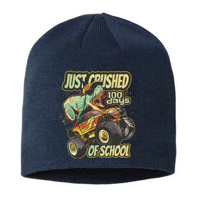 TRex Just Crushed 100 Days Of School Sustainable Beanie