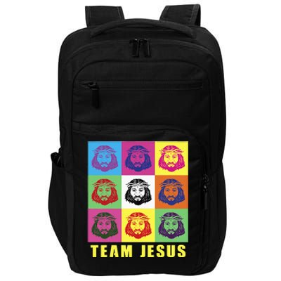 Team Jesus, Christian Team Jesus Faith, Bible Verse Costume Impact Tech Backpack