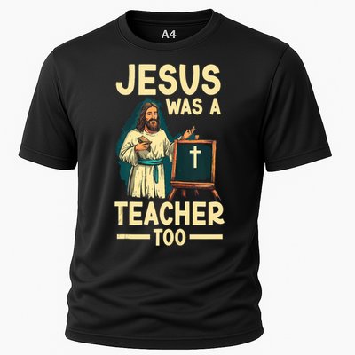 Teaching Jesus Christ Religion Christian School Teacher Cooling Performance Crew T-Shirt