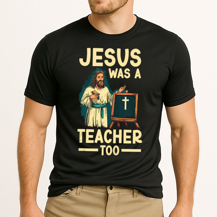 Teaching Jesus Christ Religion Christian School Teacher Cooling Performance Crew T-Shirt