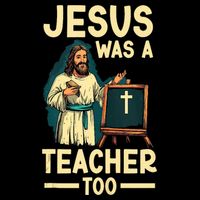 Teaching Jesus Christ Religion Christian School Teacher Cooling Performance Crew T-Shirt
