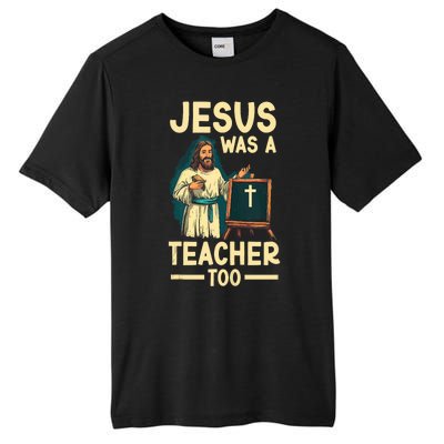 Teaching Jesus Christ Religion Christian School Teacher Tall Fusion ChromaSoft Performance T-Shirt