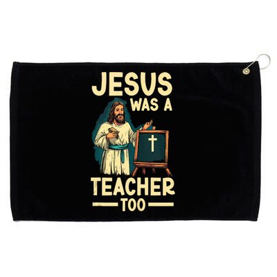 Teaching Jesus Christ Religion Christian School Teacher Grommeted Golf Towel