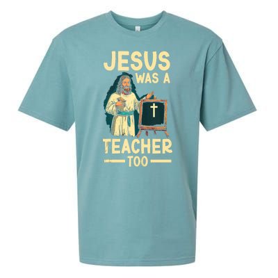 Teaching Jesus Christ Religion Christian School Teacher Sueded Cloud Jersey T-Shirt