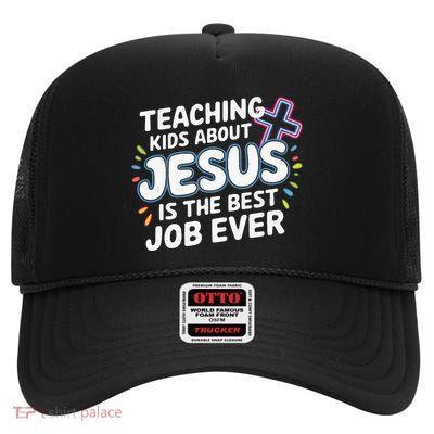 Teaching Jesus Christ Religion Christian School Teacher High Crown Mesh Back Trucker Hat