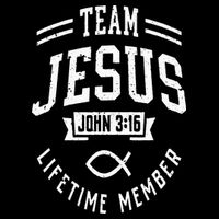 Team Jesus Christian Gifts Flat Bill Trucker Hat