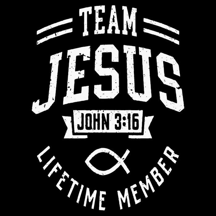 Team Jesus Christian Gifts Flat Bill Trucker Hat