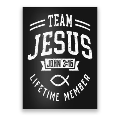Team Jesus Christian Gifts Poster