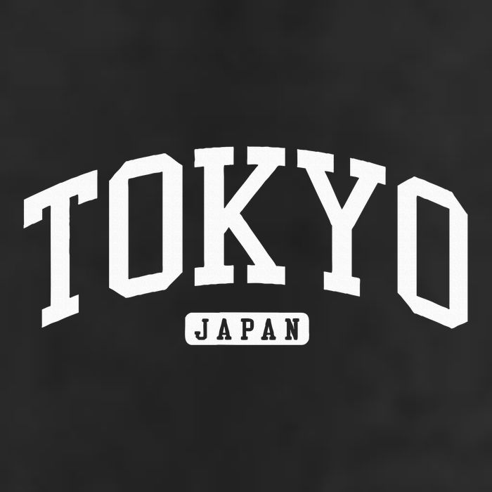 Tokyo Japan College University Style 7 Panel Mesh Trucker Snapback Hat