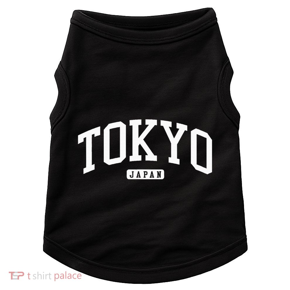 Tokyo Japan College University Style Doggie Tank