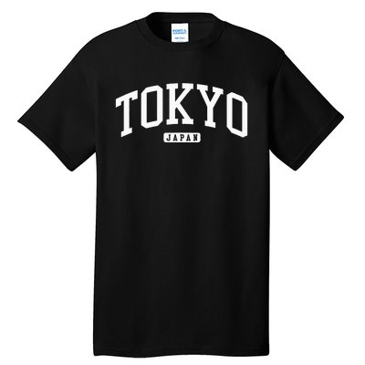 Tokyo Japan College University Style Tall T-Shirt