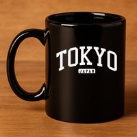 Tokyo Japan College University Style 11oz C Handle Ceramic Mug