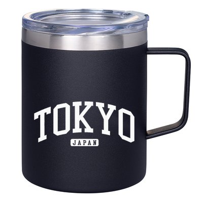 Tokyo Japan College University Style 12oz Stainless Steel Coffee Mug