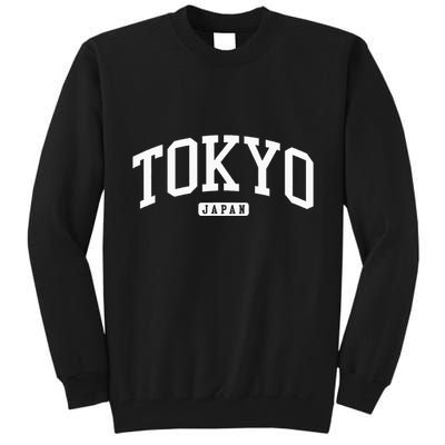 Tokyo Japan College University Style Tall Sweatshirt