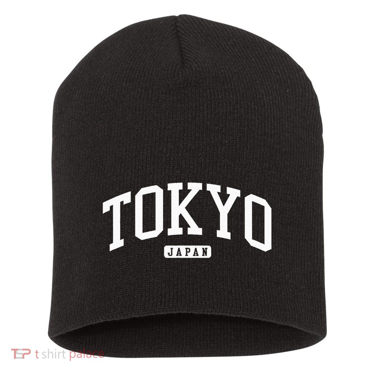 Tokyo Japan College University Style Short Acrylic Beanie