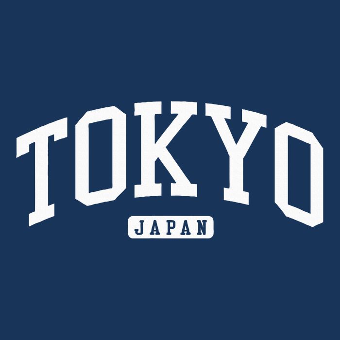 Tokyo Japan College University Style Infant Baby Jersey Bodysuit