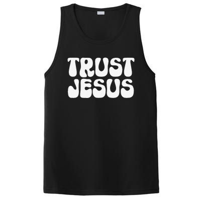 Trust Jesus Christian Faith In God Our Lord PosiCharge Competitor Tank