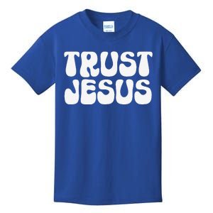 Trust Jesus Christian Faith In God Our Lord Kids T-Shirt