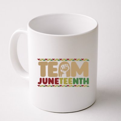 Team Juneteenth Cool Gift June 1865 African American Black History Gift Coffee Mug