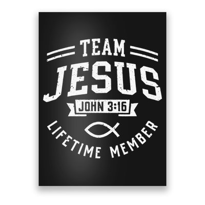 Team Jesus Christian Gifts Poster