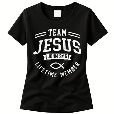 Team Jesus Christian Gifts Womens T-Shirt