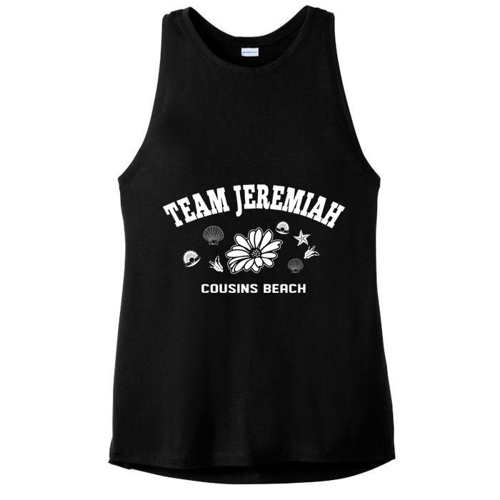 Team Jeremiah Cousin Beach The Summer I Turned Pretty TSITP Ladies PosiCharge Tri-Blend Wicking Tank