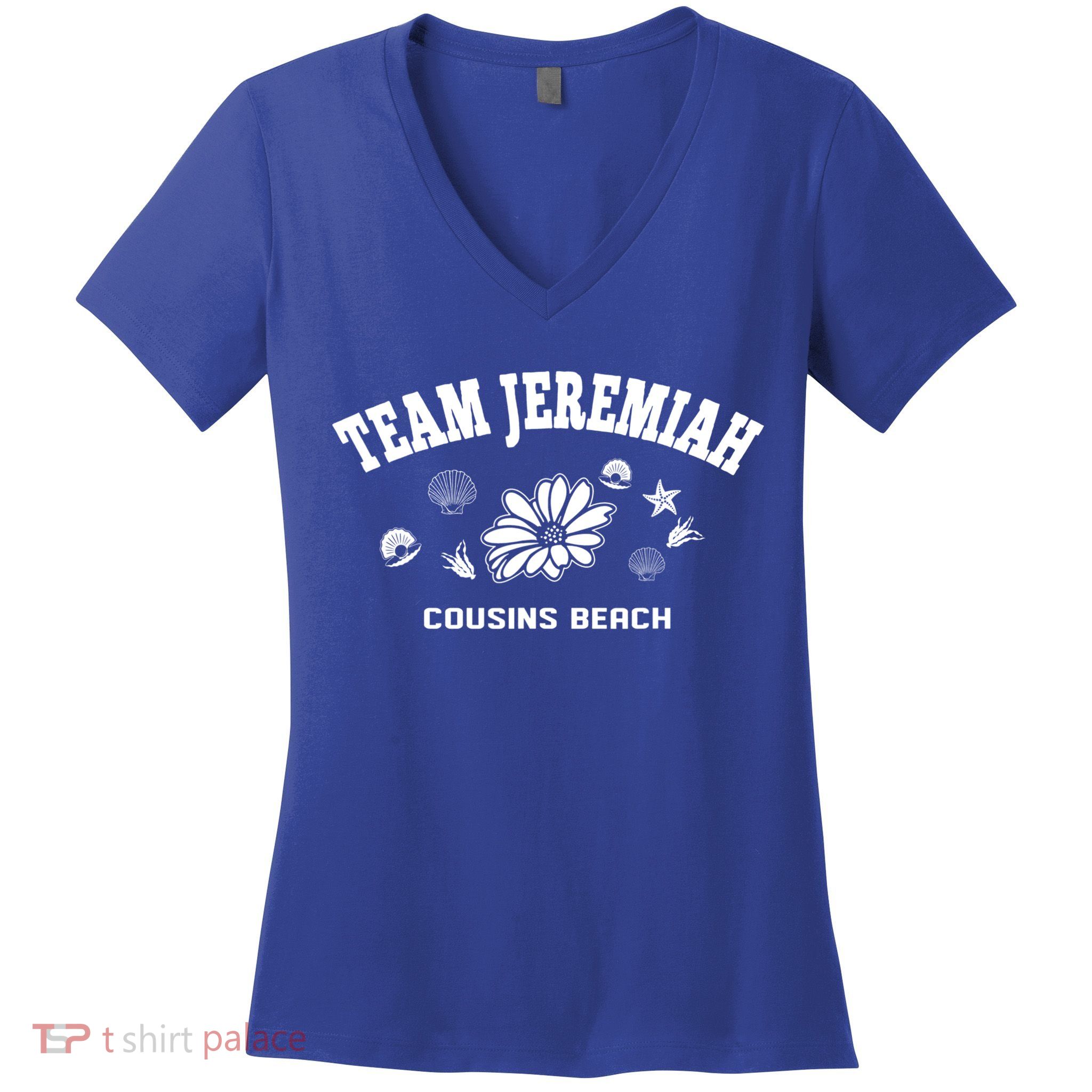 Team Jeremiah Cousin Beach The Summer I Turned Pretty TSITP Women's V-Neck T-Shirt