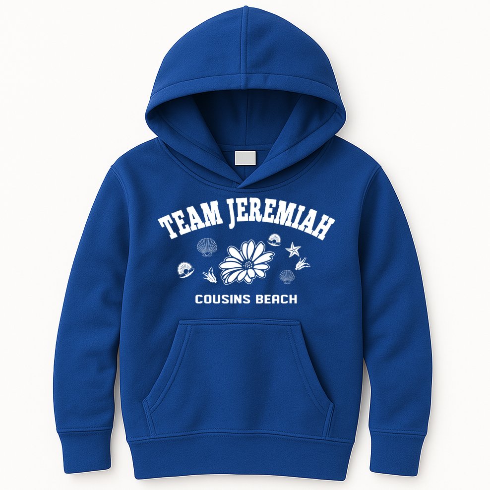 Team Jeremiah Cousin Beach The Summer I Turned Pretty TSITP Kids Hoodie