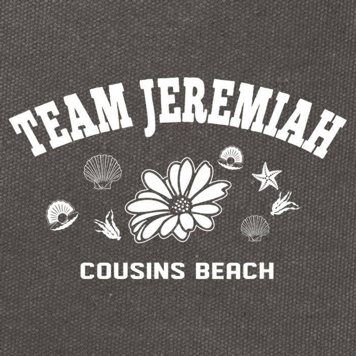 Team Jeremiah Cousin Beach The Summer I Turned Pretty TSITP Cotton Canvas Backpack