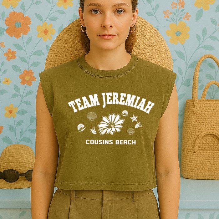 Team Jeremiah Cousin Beach The Summer I Turned Pretty TSITP Garment-Dyed Women's Muscle Tee