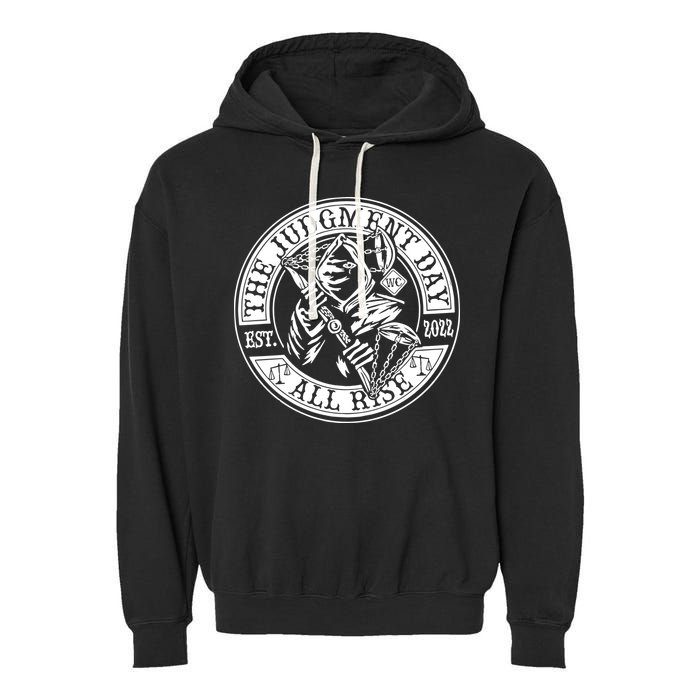 The Judgment Day Est 2024 Garment-Dyed Fleece Hoodie