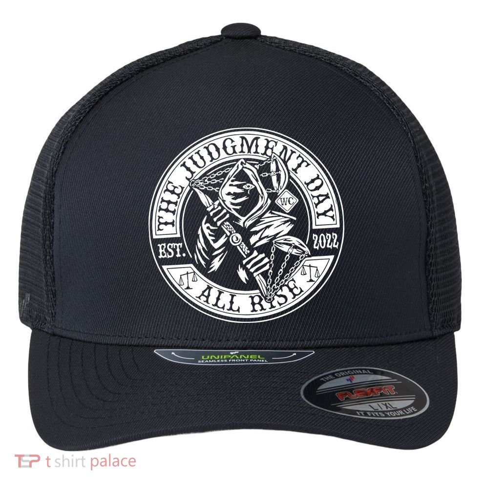The Judgment Day Est 2024 Flexfit Unipanel Trucker Cap