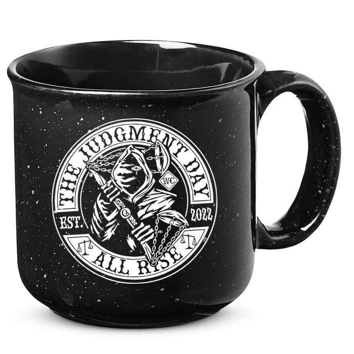 The Judgment Day Est 2024 15oz Campfire Ceramic Mug