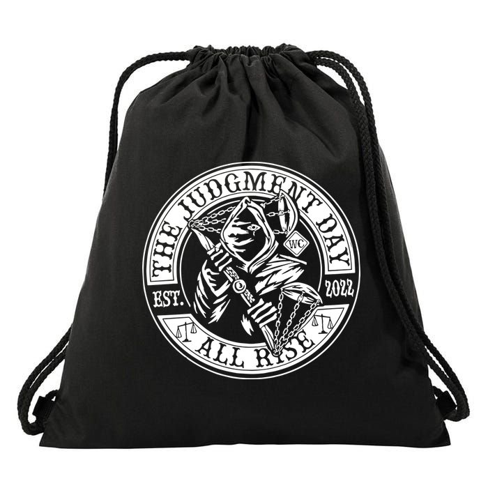 The Judgment Day Est 2024 Drawstring Bag