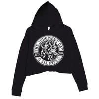 The Judgment Day Est 2024 Crop Fleece Hoodie