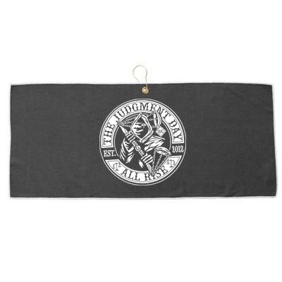 The Judgment Day Est 2024 Large Microfiber Waffle Golf Towel